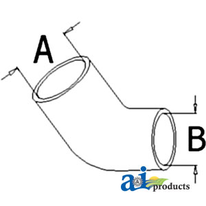 UW4457   Upper Hose---Replaces 312900986